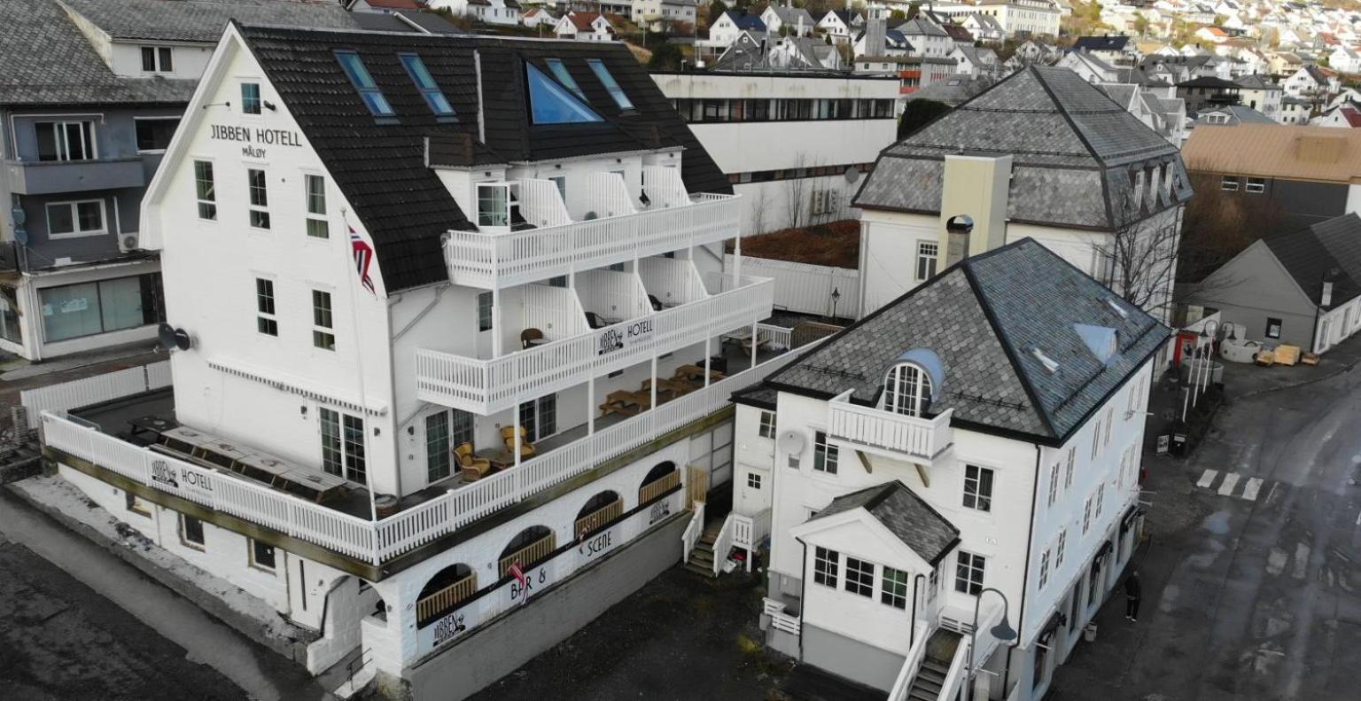 Jibben Hotell Maloy Eksteriør bilde